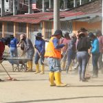 Intensos trabajos de limpieza continúan en Zamora tras desbordamiento de quebrada por fuertes lluvias