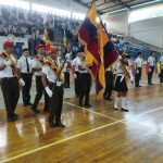 Juramento a la Bandera en la Unidad Educativa Luis Felipe Borja