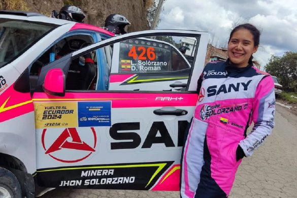 Leonela Solórzano y Diego Román destacan en la Vuelta al Ecuador 2024, ubicándose quintos en la categoría T1