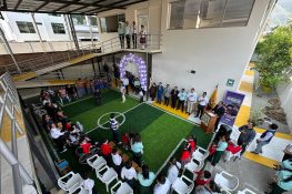 Viceministro de Gestión Educativa inaugura dos obras durante Gabinete Social en Zamora .