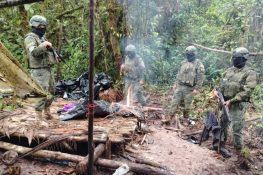 Desarticulado campamento minero Ilegal en El Pangui