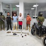 Tres Aprehendidos Durante Operación Militar Camex en Gualaquiza