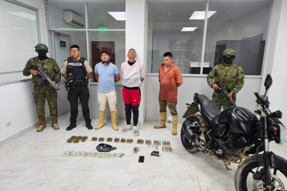 Tres Aprehendidos Durante Operación Militar Camex en Gualaquiza