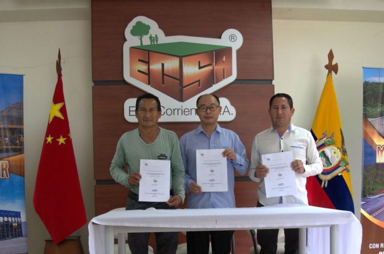 ECSA invierte más de usd 62 mil en infraestructura para el desarrollo de la parroquia Tundayme