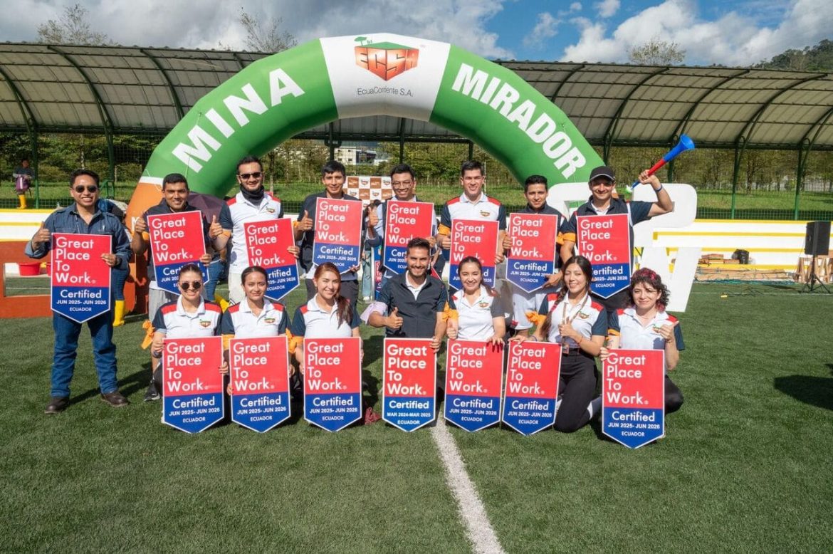 ECUACORRIENTE S.A. reafirma su liderazgo como uno de los mejores lugares para trabajar en Ecuador