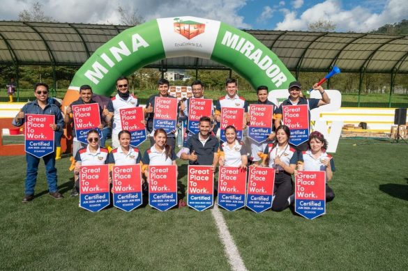 ECUACORRIENTE S.A. reafirma su liderazgo como uno de los mejores lugares para trabajar en Ecuador