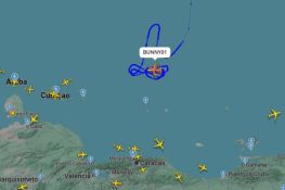Dos bombarderos estadounidenses B-52 sobrevuelan el Caribe frente a las costas de Venezuela