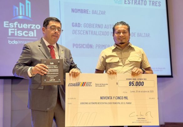 El Pangui recibe reconocimiento nacional por su eficiente gestión financiera