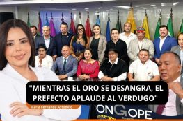 María Fernanda Astudillo acusa al Prefecto de El Oro de “arrodillarse ante el poder” mientras la provincia “se desangra”