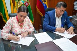 Firman convenio para la construcción de la nueva Unidad Judicial Multicompetente en Centinela del Cóndor