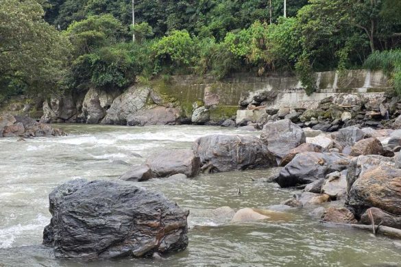 GAD Municipal de Zamora interviene tres puntos críticos y concluye la construcción de muros en Yaguazongo y San Marcos