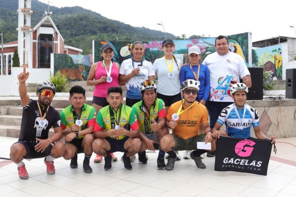 El deporte unió a Los Encuentros: Exitosa jornada de Duatlón Mixto promovida por el GAD Parroquial.