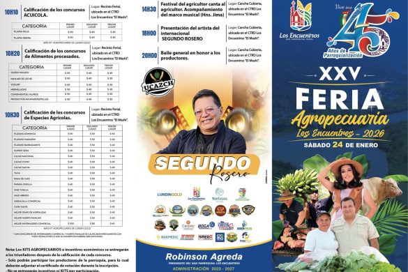 Los Encuentros se prepara para celebrar su XXV Feria Agropecuaria 2026