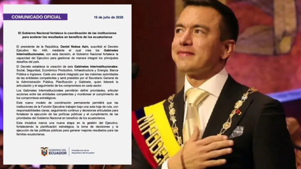 Gobierno crea seis Gabinetes Interinstitucionales para fortalecer la gestión pública - Masharos News